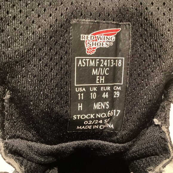 Red Wing Shoes Tradesman 6617 Mens 11 H Leather Waterproof Tactical Work Boots A - Picture 13 of 14